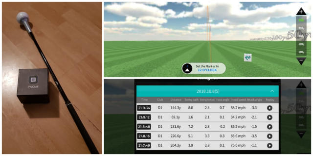 PhiGolf mobile and home smart golf game simulator 2020